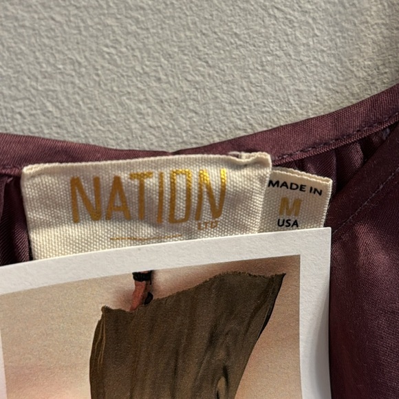 Nation Ltd. Lila Ombré Sateen Maxi Dress - Picture 9 of 13